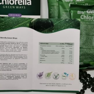 GW zelené potraviny Chlorella/Jačmeň